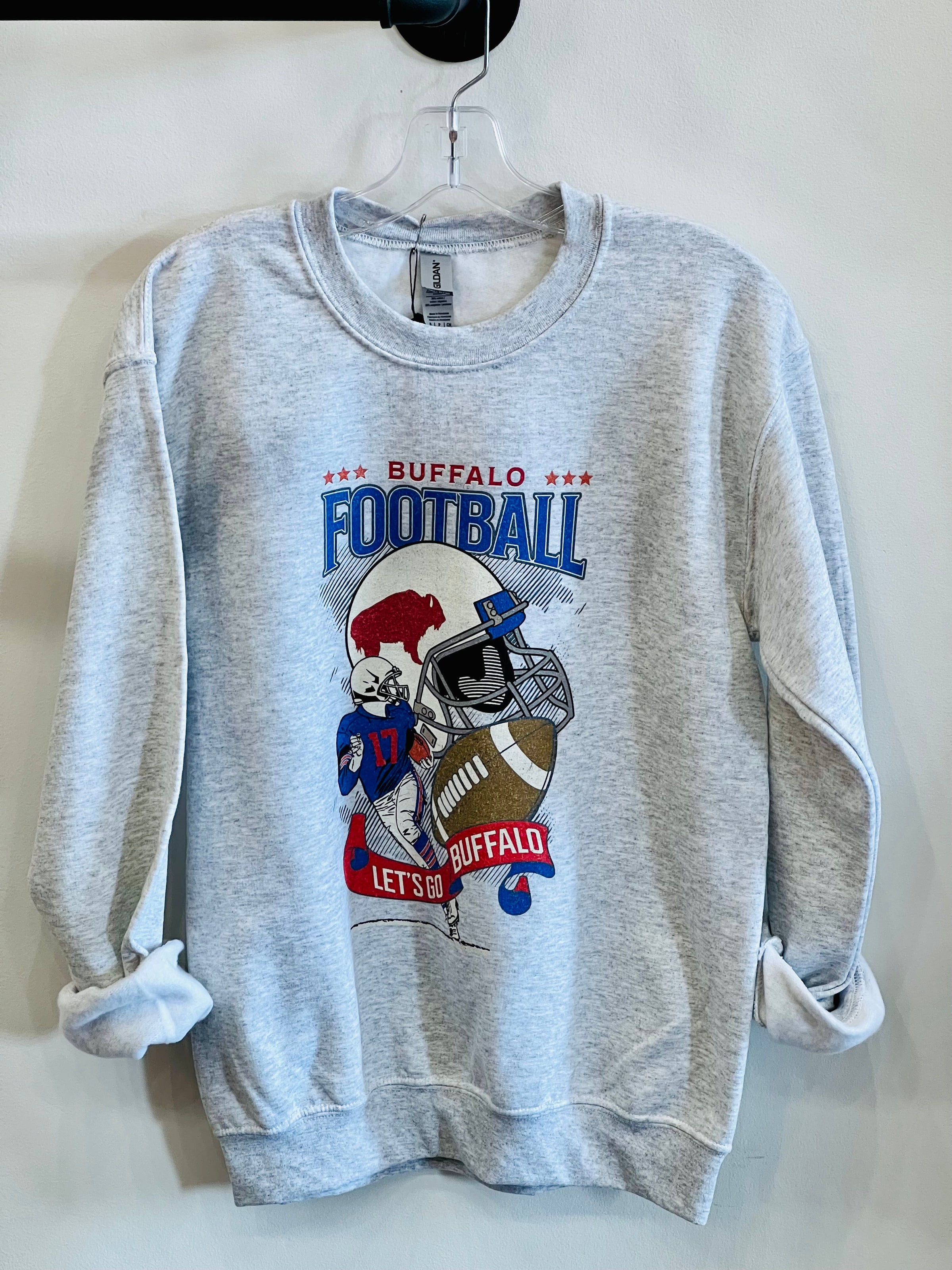 Vintage NFL Buffalo Bills Looney Tunes Sweatshirt, Buffalo Bills